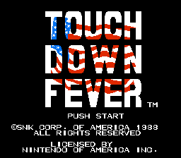 Touchdown Fever (USA)